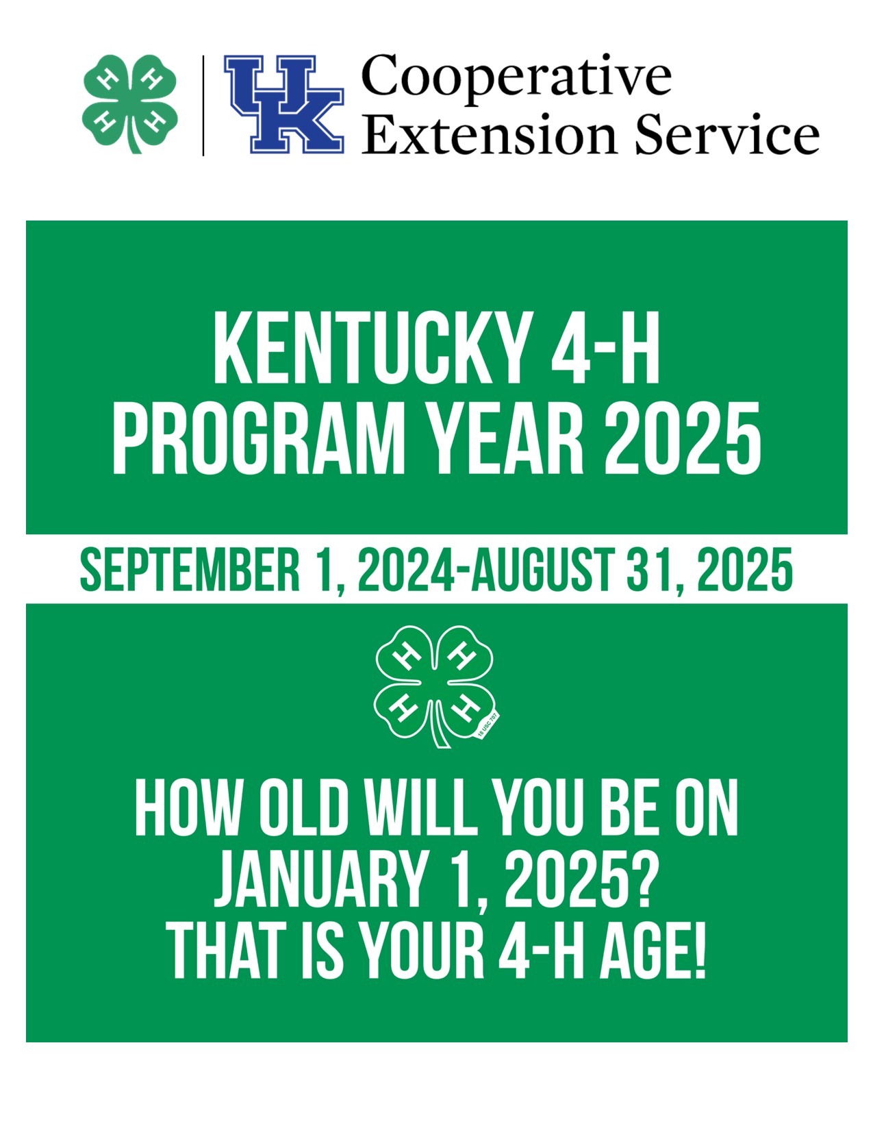 4-H Enrollment is now available for the new program year! 