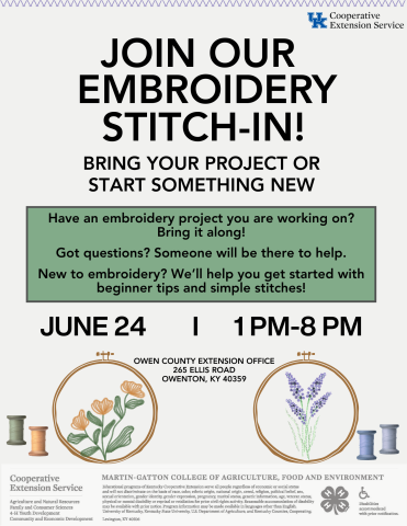 embroidery flyer