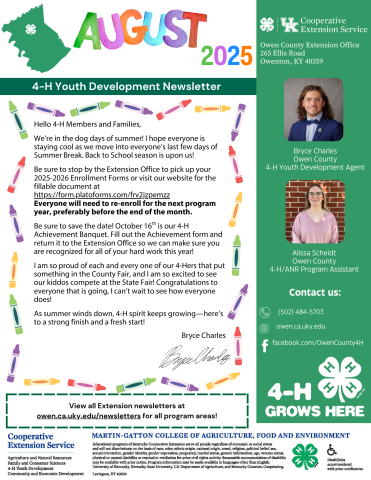 August 4-H