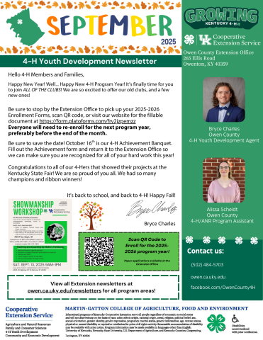 4-H Sept.