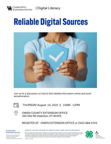 Reliable Digital Sources